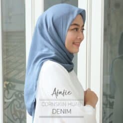 Corn Skin Hijab Denim